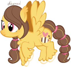 Size: 676x640 | Tagged: safe, artist:kharmacal, oc, oc only, oc:bumblebliss, pegasus, base used, chest fluff, ear fluff, pegasus oc, show accurate, simple background, solo, spread wings, transparent background, unshorn fetlocks, wings