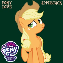 Size: 1000x1000 | Tagged: safe, artist:mtnproductions, applejack, g4, my little pony: friendship is magic, album cover, barbara mason