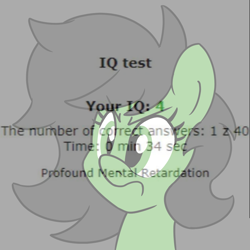 Size: 800x800 | Tagged: safe, artist:unitxxvii, oc, oc only, oc:filly anon, earth pony, pony, bust, female, filly, foal, frown, furrowed brow, solo, text