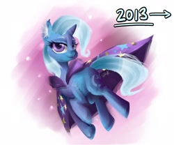 Size: 2048x1700 | Tagged: safe, artist:galacticdidi, trixie, pony, unicorn, g4, female, horn, mare, old art, solo