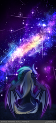 Size: 1440x3159 | Tagged: safe, artist:linkle, oc, oc only, night, space, wallpaper