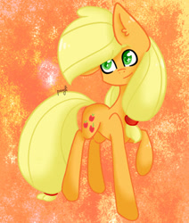 Size: 827x974 | Tagged: safe, artist:poofik1, applejack, earth pony, pony, g4, solo