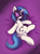 Size: 2295x3092 | Tagged: safe, artist:maretheory.exe, dj pon-3, vinyl scratch, pony, unicorn, g4, butt, female, glasses, horn, indoors, lying down, mare, plot, seductive look, seductive pose, solo