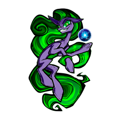 Size: 2000x2000 | Tagged: safe, alternate version, artist:jehr, mane-iac, earth pony, pony, g4, my little pony annual 2014, my little pony: friendship is magic, power ponies (episode), antagonist, colored, commission, creepy, electricity, electro orb, evil, evil smile, female, glowing, glowing eyes, green eyes, green hair, keychain, lineart, long ears, long hair, long legs, long neck, long tail, looking at you, magic, mare, mummy, one ear down, sharp teeth, shrunken pupils, simple background, sketch, skinny, smiling, smiling at you, solo, supervillain, tail, teeth, thin, transparent background, underhoof