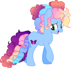 Size: 10788x10194 | Tagged: safe, artist:shootingstarsentry, misty brightdawn, pony, unicorn, g4, g5, absurd resolution, alternate design, alternate hairstyle, g5 to g4, generation leap, horn, simple background, solo, transparent background, vector