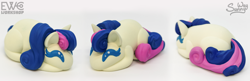 Size: 2000x645 | Tagged: safe, artist:ewc workshop, artist:sunny way, bon bon, sweetie drops, earth pony, pony, g4, my little pony: friendship is magic, 3d print, art, artwork, craft, cute, female, figurine, handmade, happy, irl, little buns, mare, my little pony, painting, photo, sculpture, smiling, solo, statue