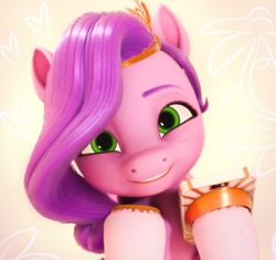 Size: 765x720 | Tagged: safe, artist:makaryo, pipp petals, pegasus, pony, g5, 3d, adorapipp, cellphone, cute, cute face, cute smile, grin, looking at you, phone, pipp petals is best facemaker, pipp's phone, smartphone, smiling, smiling at you, solo