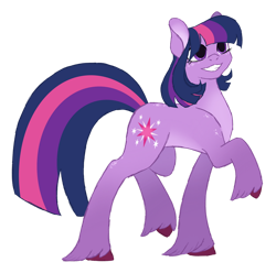 Size: 1280x1272 | Tagged: safe, artist:monochrome-sunsets, twilight sparkle, earth pony, pony, g4, earth pony twilight, race swap, simple background, solo, transparent background, unshorn fetlocks