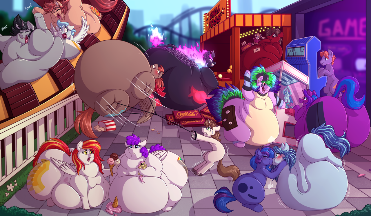 Atari Inflation #3487530 - questionable, artist:sugaryviolet, oc, oc only, oc:blitz ...