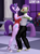 Size: 1585x2160 | Tagged: safe, artist:gradiusfanatic, starlight glimmer, oc, oc:shuffle, earth pony, unicorn, anthro, plantigrade anthro, g4, 3d, dancing, earth pony oc, female, horn, indoors, male, source filmmaker, tribal pony