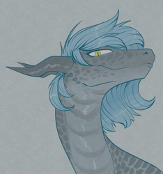 Size: 983x1050 | Tagged: safe, artist:stray prey, oc, oc only, oc:panne, dragon, dragonified, solo, species swap