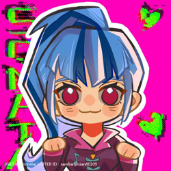 Size: 750x750 | Tagged: safe, artist:sandianyixian81109, sonata dusk, human, g4, :3, bust, cute, female, humanized, looking at you, smiling, smiling at you, solo, sonatabetes