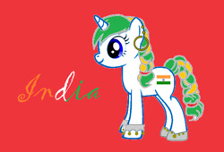 Size: 749x510 | Tagged: safe, artist:little-box-of-love, oc, oc only, pony, india, nation ponies, ponified, solo