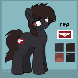 Size: 4000x4000 | Tagged: safe, artist:itsspoops, oc, oc only, oc:replica, earth pony, pony, cute, reference sheet, solo