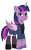 Size: 1121x1800 | Tagged: safe, artist:edy_january, artist:prixy05, edit, vector edit, twilight sparkle, alicorn, pony, g4, g5, my little pony: tell your tale, boots, clothes, cross, cross necklace, denim, denim jacket, denim skirt, g4 to g5, generation leap, ibispaint x, jacket, jewelry, necklace, shirt, shoes, simple background, skirt, solo, stocking feet, stockings, t-shirt, thigh highs, transparent background, twilight sparkle (alicorn), vector