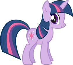 Size: 1072x953 | Tagged: safe, twilight sparkle, pony, unicorn, g4, official, leak, .svg available, female, full body, horn, mare, my little pony adventures, side view, simple background, smiling, solo, svg, transparent background, unicorn twilight, vector