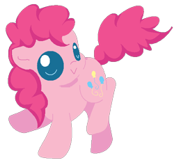 Size: 538x510 | Tagged: safe, artist:blood-charm, pinkie pie, earth pony, pony, g4, female, mare, simple background, solo, transparent background