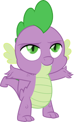 Size: 3000x4956 | Tagged: safe, artist:cloudy glow, spike, dragon, g4, my little pony: friendship is magic, my little pony: rainbow roadtrip, cute, male, simple background, solo, spikabetes, transparent background, vector, winged spike, wings