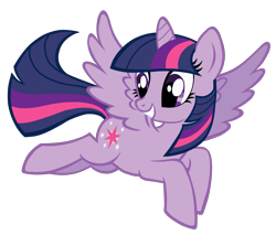 Size: 3723x3170 | Tagged: safe, twilight sparkle, alicorn, pony, g4, official, flying, simple background, smiling, solo, stock vector, transparent background, twilight sparkle (alicorn), vector