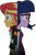 Size: 1684x2520 | Tagged: safe, edit, edited screencap, editor:mrtoonlover83, screencap, sci-twi, sunset shimmer, twilight sparkle, human, equestria girls, g4, my little pony equestria girls: friendship games, background removed, clothes, crystal prep academy uniform, female, not a vector, school uniform