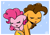 Size: 4093x2894 | Tagged: safe, artist:jellysketch, cheese sandwich, pinkie pie, earth pony, pony, g4, blush lines, blushing, chibi, cute, duo, duo male and female, eyes closed, female, floppy ears, high res, male, mare, onomatopoeia, open mouth, ship:cheesepie, shipping, sleeping, sound effects, stallion, straight, zzz