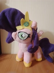 Size: 3000x4000 | Tagged: safe, artist:jbond, pipp petals, pegasus, pony, g5, female, handmade, indoors, irl, mare, photo, photography, plushie, solo