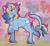 Size: 2216x2060 | Tagged: safe, artist:katkitters, confetti (g1), flutterbye, moonstone, parasol (g1), pinwheel, sky dancer, starflower, starshine, tickle (g1), trickles, windy (g1), classical unicorn, pony, unicorn, g1, g4, bow, cloven hooves, female, horn, jewelry, leonine tail, logo, looking at you, mare, multicolored mane, multicolored tail, necklace, rainbow ponies, reference sheet, solo, tail, tail bow, unshorn fetlocks