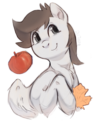 Size: 962x1260 | Tagged: oc name needed, safe, artist:dietolog, oc, pegasus, pony, bust, cute, portrait