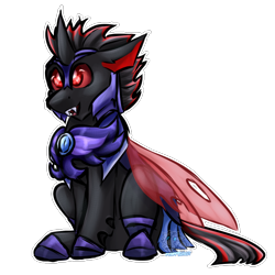 Size: 768x768 | Tagged: safe, artist:fluffyghost, oc, oc only, oc:buggo, changeling, red changeling, red eyes, simple background, solo, transparent background