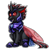 Size: 768x768 | Tagged: safe, artist:fluffyghost, oc, oc only, oc:buggo, changeling, red changeling, red eyes, simple background, solo, transparent background