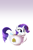 Size: 1611x2471 | Tagged: safe, artist:gashiboka, rarity, pony, unicorn, g4, cup, cup of pony, female, food, frown, horn, lock screen, mare, micro, pun, raritea, solo, tea, teacup, visual pun