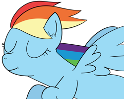 Size: 2810x2242 | Tagged: safe, artist:frownfactory, rainbow dash, pegasus, pony, g4, female, simple background, solo, transparent background