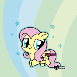 Size: 1000x1000 | Tagged: safe, artist:daieny, fluttershy, g4, chibi, cute, shyabetes, solo