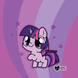 Size: 1000x1000 | Tagged: safe, artist:daieny, twilight sparkle, pony, unicorn, g4, chibi, cute, horn, solo, twiabetes, unicorn twilight