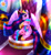 Size: 2173x2354 | Tagged: safe, artist:darksly, twilight sparkle, oc, oc:magic dash, alicorn, pony, g4, alicorn oc, butt, canterlot castle, canterlot castle interior, crown, crying, duo, duo female, ethereal mane, ethereal tail, female, hoof shoes, horn, hug, indoors, jewelry, large wings, mare, older, older twilight, older twilight sparkle (alicorn), partially open wings, plot, princess shoes, princess twilight 2.0, regalia, tail, twilight sparkle (alicorn), wings