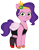 Size: 925x1200 | Tagged: safe, artist:edy_january, artist:prixy05, edit, editor:edy_january, vector edit, pegasus, pony, g5, my little pony: tell your tale, angry, black dress, clothes, cross, cross necklace, dress, garter belt, garter belt leggings, high heels, influence, jewelry, laces, necklace, no comment, shoes, simple background, solo, stockings, thigh highs, threat, transparent background, vector, vulgar description