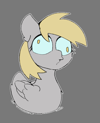 Size: 565x697 | Tagged: safe, artist:luanbang, derpy hooves, duck pony, hybrid, g4, pony hybrid, solo