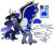 Size: 2100x1800 | Tagged: safe, artist:legendaryshadee, princess luna, oc, oc:princess blue lotus, alicorn, pony, blue diamond (steven universe), blue eyelashes, butterfly wings, chest fluff, choker, cloud tail, coat markings, colored eyelashes, colored horn, colored pinnae, crossover, crossover ship offspring, curved horn, dark sclera, ear piercing, ear tufts, earring, ethereal mane, ethereal tail, facial markings, female, gradient ears, gradient muzzle, grid adoptable, horn, jewelry, magical lesbian spawn, mare, mismatched hooves, offspring, parent:blue diamond (steven universe), parent:princess luna, piercing, screencap reference, simple background, slit pupils, solo, star (coat marking), starry mane, tail, transparent background, unshorn fetlocks, wings