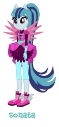 Size: 305x655 | Tagged: safe, sonata dusk, equestria girls, g4, crystal guardian, solo