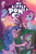 Size: 2063x3131 | Tagged: safe, artist:sophie scruggs, idw, official comic, izzy moonbow, misty brightdawn, violette rainbow, pony, raccoon, raccoonicorn, unicorn, g5, my little pony: skye's secret, official, :p, bracelet, comic cover, cover, cover art, cute, drawing, female, filly, flower, flower in hair, foal, grin, high res, horn, jewelry, mare, mistybetes, my little pony logo, open mouth, open smile, outdoors, rebirth misty, smiling, tongue out, trio, trio female, unshorn fetlocks