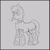 Size: 4096x4096 | Tagged: safe, artist:strange tartlet, oc, oc:file folder, pony, bell, boop, clothes, cowbell, cowprint, disembodied hand, hand, male, sketch, socks, solo, stallion