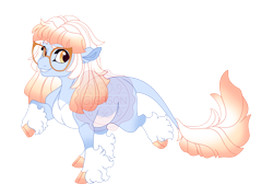 Size: 4200x3000 | Tagged: safe, artist:gigason, oc, oc:burnt edge, earth pony, pony, female, glasses, magical lesbian spawn, mare, offspring, parent:luster dawn, parent:photo finish, simple background, solo, transparent background