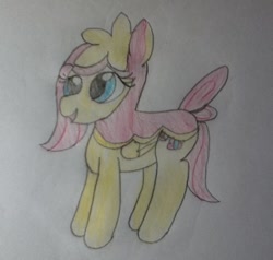 Size: 677x644 | Tagged: safe, artist:lunashy21, fluttershy, deerling, pegasus, pony, g4, clothes, costume, female, folded wings, mare, nightmare night, nightmare night costume, pokémon, simple background, solo, spring, spring deerling, traditional art, white background, wings