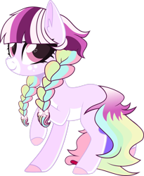 Size: 1920x2338 | Tagged: safe, artist:tkn297, oc, oc:strawberry sherbet, earth pony, pony, base used, female, mare, simple background, solo, transparent background