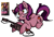 Size: 666x459 | Tagged: safe, artist:muffinz, oc, oc only, pony, unicorn, crazy face, female, flamethrower, horn, mare, not starlight glimmer, not twilight sparkle, ponified, pyro (tf2), solo, team fortress 2, weapon