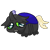 Size: 340x340 | Tagged: safe, alternate version, artist:alejandrogmj, artist:wasisi, oc, oc:wasisi, changeling, changeling oc, food, meme, ponified meme, simple background, solo, teary eyes, tomato, transparent background