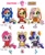 Size: 3336x4096 | Tagged: safe, artist:kawaiiklau, applejack, fluttershy, pinkie pie, rainbow dash, rarity, twilight sparkle, alicorn, earth pony, pegasus, pony, unicorn, g4, amy rose, boots, clothes, cosplay, costume, cream the rabbit, crossover, female, gloves, hoodie, horn, knuckles the echidna, mane six, mare, miles "tails" prower, rouge the bat, shoes, simple background, sitting, sonic the hedgehog, sonic the hedgehog (series), twilight sparkle (alicorn), white background, youtooz, youtooz mlp design competition