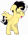 Size: 5500x6734 | Tagged: safe, artist:alicesponycorner, oc, oc only, oc:alice azalea, pegasus, g4, absurd resolution, adobe, black hair, crying, floppy ears, full body, green eyes, open mouth, pain, raised hoof, raised leg, render, sad, show accurate, simple background, skunk stripe, spread wings, transparent background, wings, yellow coat