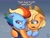 Size: 2048x1560 | Tagged: safe, artist:galaxy swirl, applejack, rainbow dash, earth pony, pegasus, pony, g4, applejack's hat, cowboy hat, crying, dialogue, duo, duo female, female, floppy ears, folded wings, freckles, hat, hug, lesbian, mare, older, older appledash, older applejack, older rainbow dash, one eye closed, open mouth, sad, ship:appledash, shipping, signature, wings