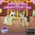 Size: 1080x1080 | Tagged: safe, gameloft, filthy rich, mayor mare, earth pony, pony, g4, election, female, indoors, male, mare, microphone, stallion